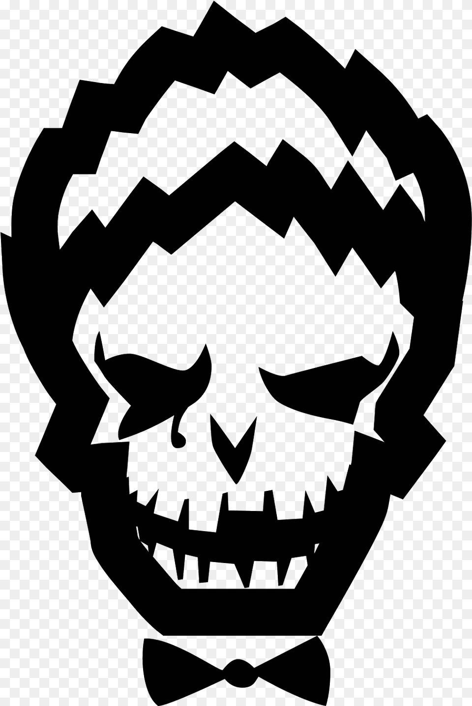 Joker Harley Quinn Youtube Batman Computer Icons Joker Logo Suicide Squad, Gray Free Png Download