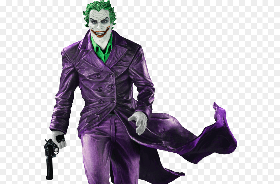 Joker Hd Wallpaper Joker Black And White Statue, Person, Clothing, Coat, Costume Free Transparent Png