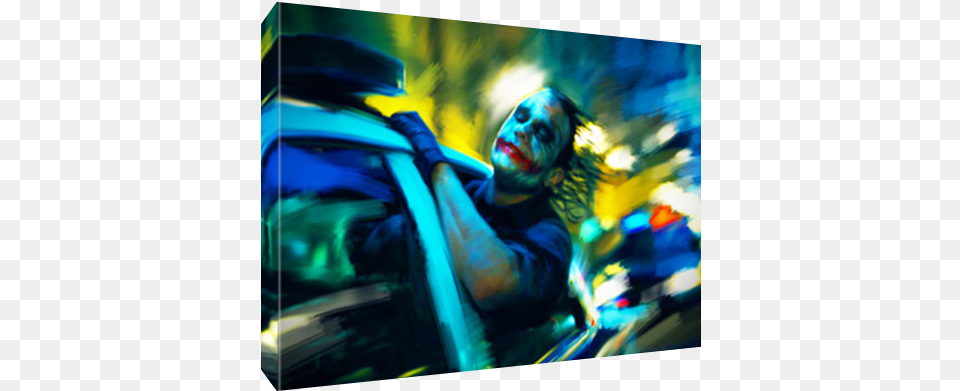 Joker In Police Car Art, Adult, Person, Man, Male Free Png