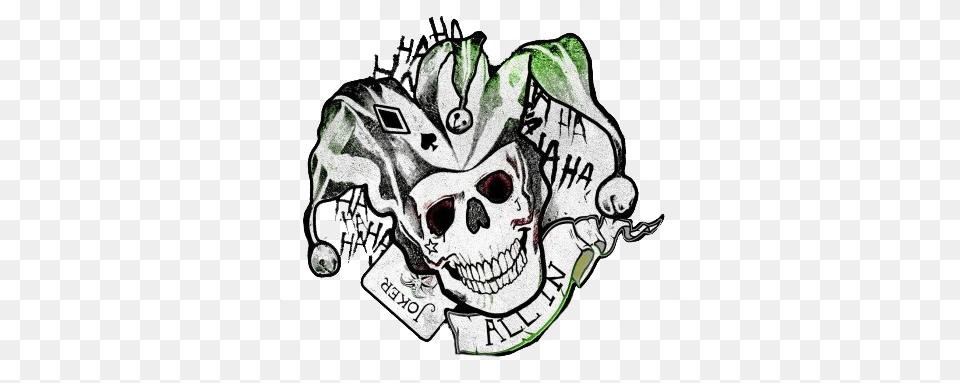 Joker Logo Joker Tattoo Poster Suicide Squad, Art, Doodle, Drawing, Baby Png