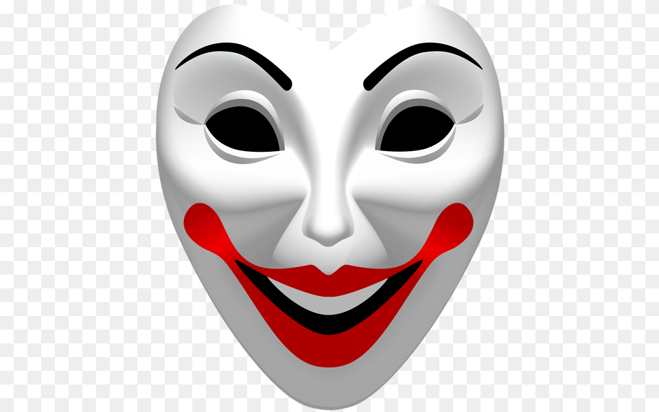 Joker Mask Clip, Adult, Female, Person, Woman Free Png Download