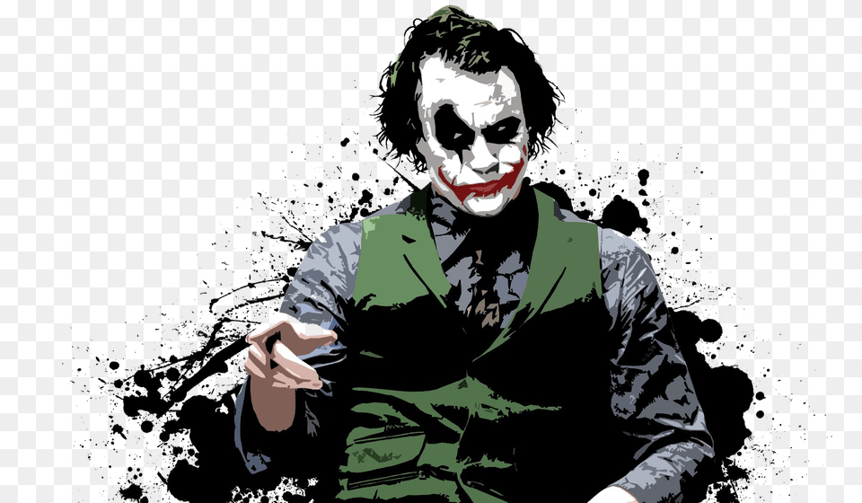 Joker Movie Joker Heath Ledger Wallpaper, Adult, Male, Man, Person Free Png Download