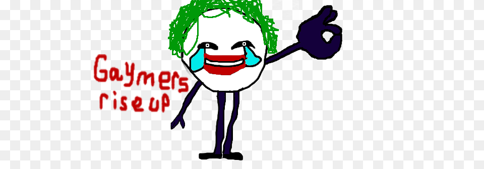 Joker The Lit Emoji, Person, Face, Head, Performer Png