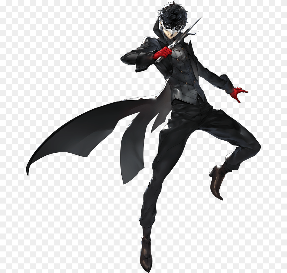 Joker Thief Persona Joker Persona 5 Full Body, Adult, Male, Man, Ninja Png Image