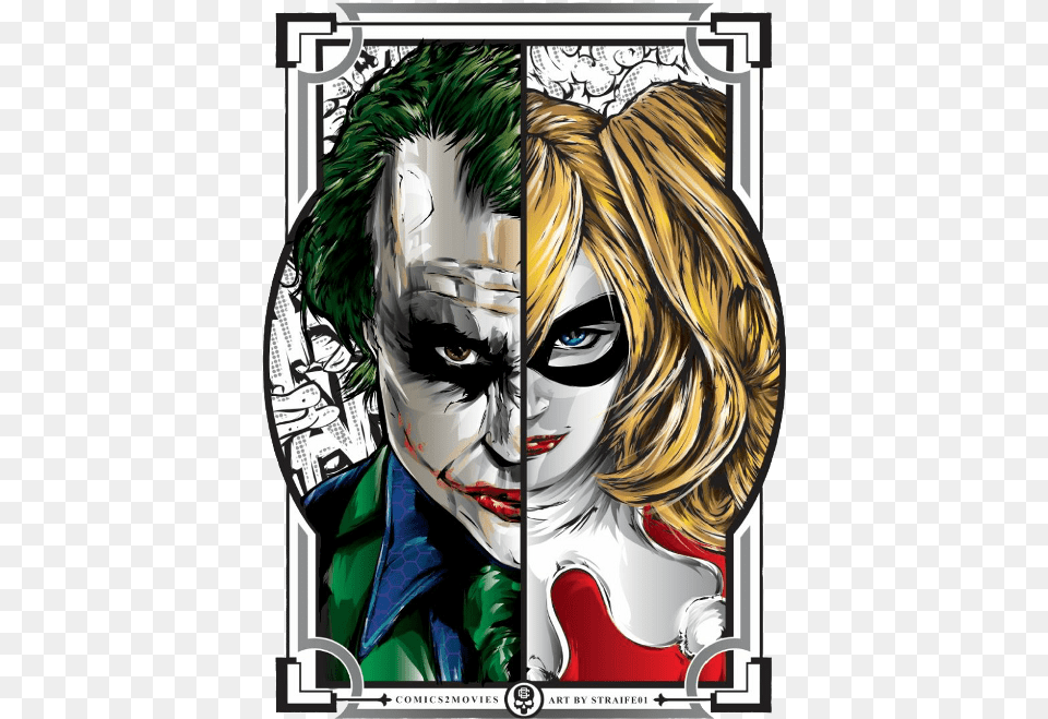 Joker Y Harley Quinn Download, Publication, Book, Comics, Adult Png