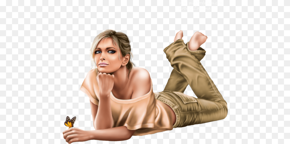 Jolie Fille Beaut Glamour Sexy Illustration 3d Blog, Adult, Person, Hand, Woman Free Png Download