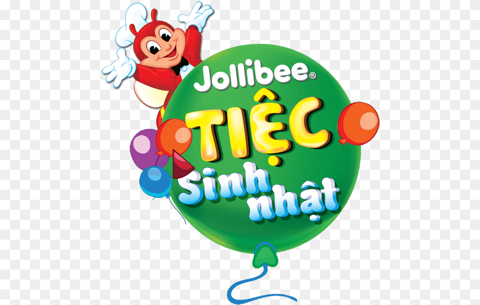 Jollibee Kid Party Jollibee Kids Party Logo, Balloon, Birthday Cake, Cake, Cream Png
