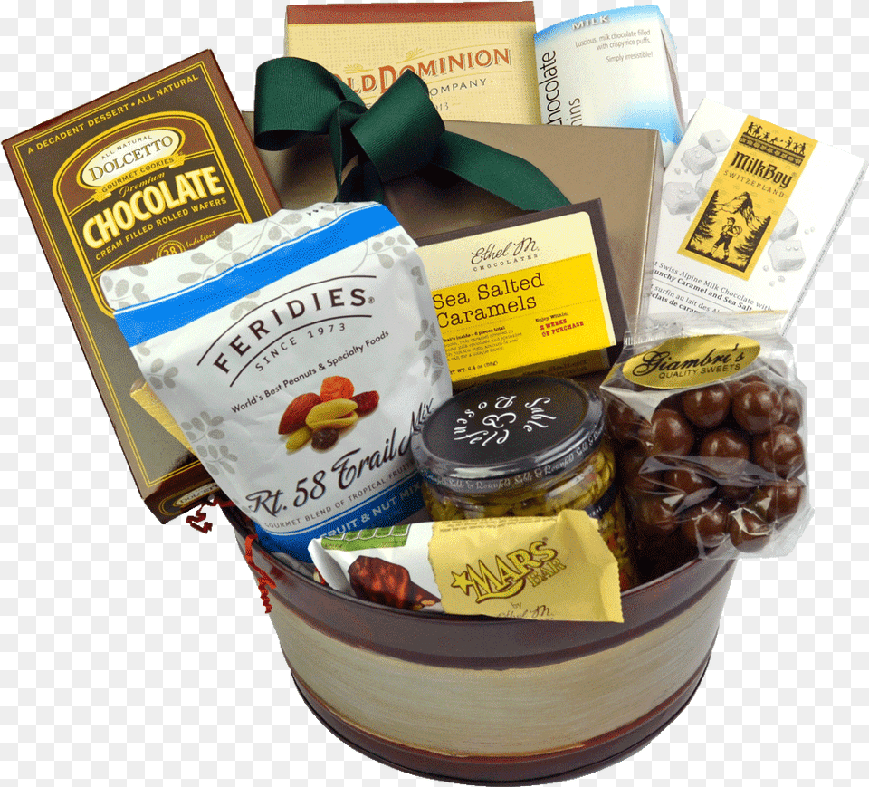 Jolly Indulgence Gift Basket Milkboy Swiss Alpine Chocolate With Refreshing Lemon, Jar, Food Png