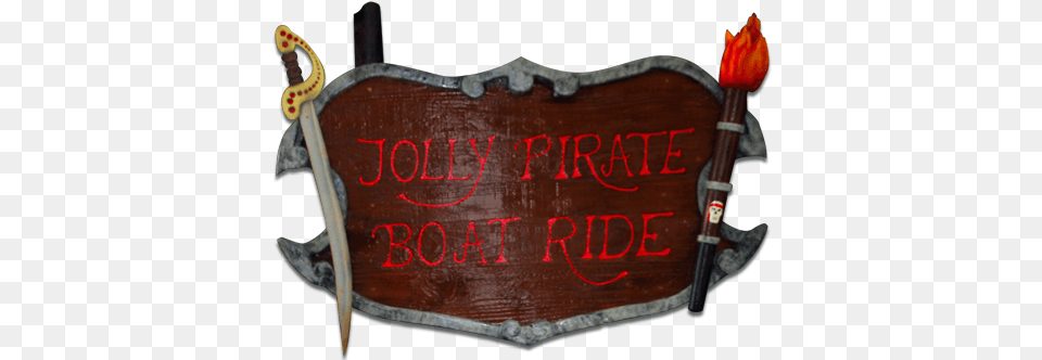 Jolly Pirate Boat Ride Carmine Png Image