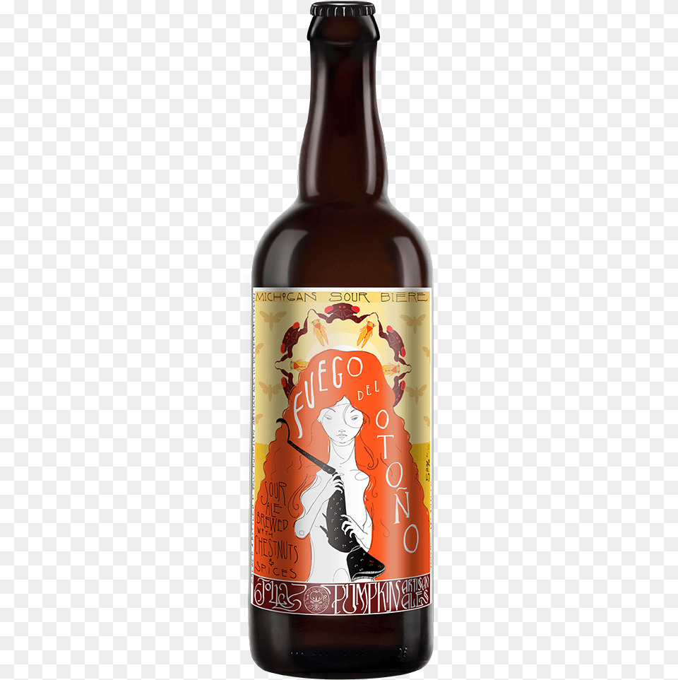 Jolly Pumpkin Sour Beer, Alcohol, Beer Bottle, Beverage, Bottle Png