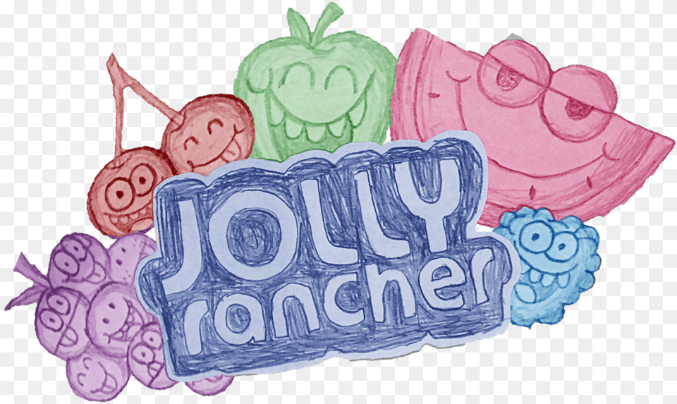 Jolly Rancher Sketch Logo With Colors By Kdsketch2004 Jolly Rancher Drawing, Cream, Dessert, Ice Cream, Food Png Image