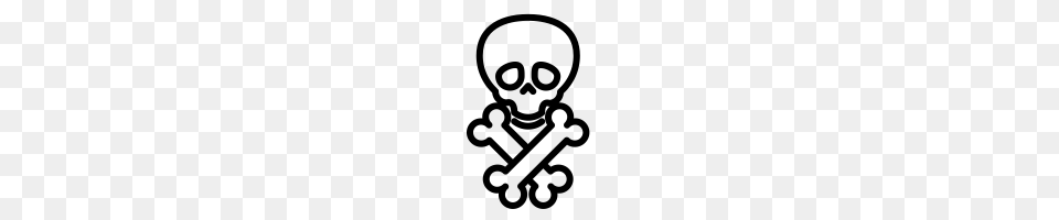 Jolly Roger Icons Noun Project, Gray Png