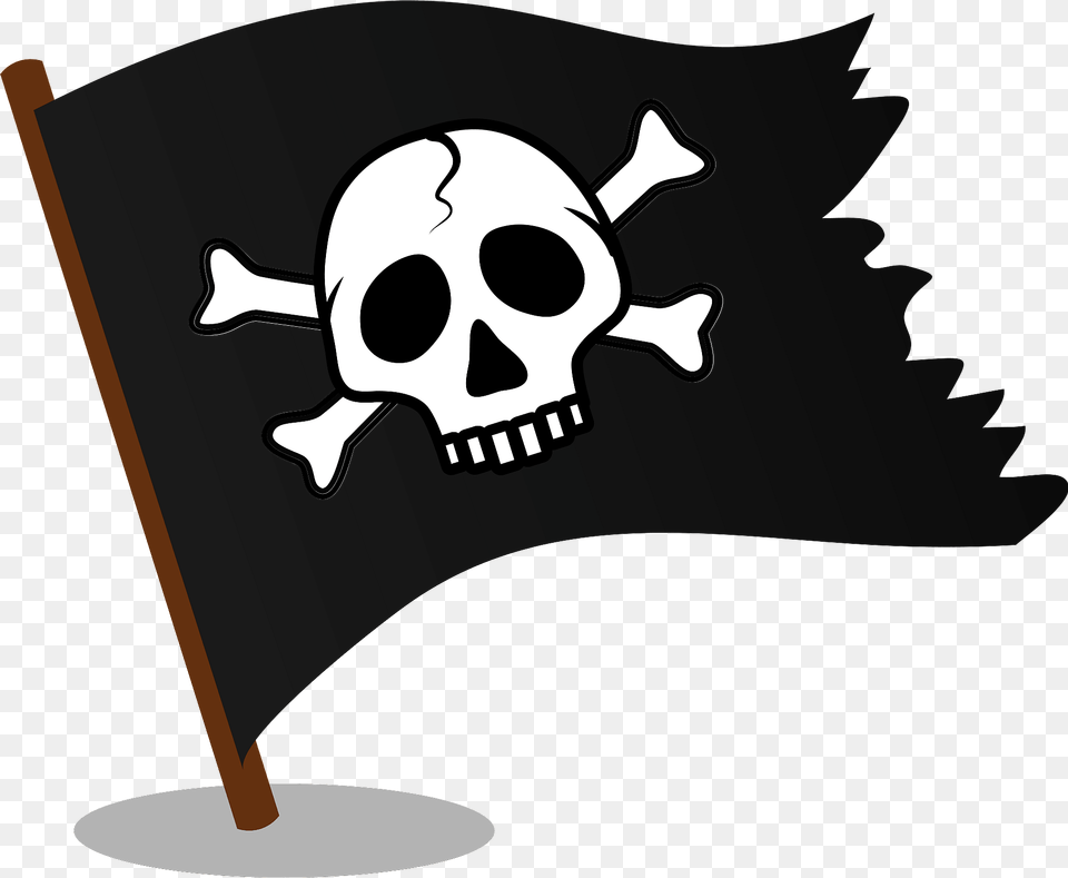 Jolly Roger Pirate Flag Clipart, Person, People Png Image