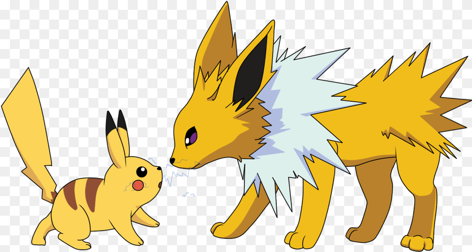 Jolteon And Pikachu Pokemon Free Png