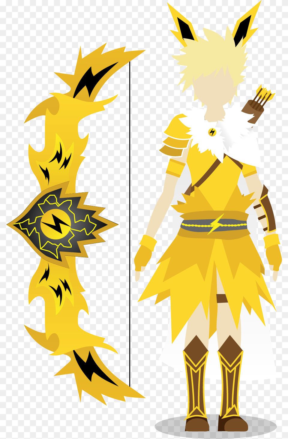 Jolteon Cosplay Design Cartoon, Clothing, Costume, Person, Book Free Transparent Png