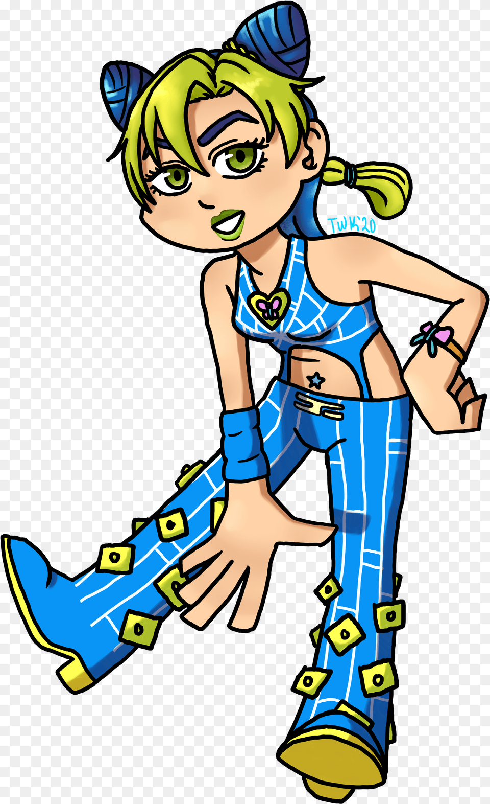 Jolyne Chibi Fictional Character, Book, Comics, Publication, Baby Free Png