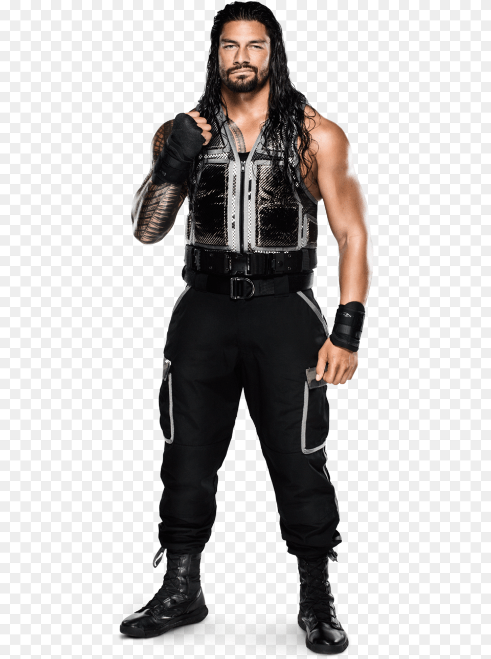 Jon Amp Trademark Cena You Cant See Me Amazoncom Roman Reigns Universal Championship, Vest, Clothing, Person, Man Png Image