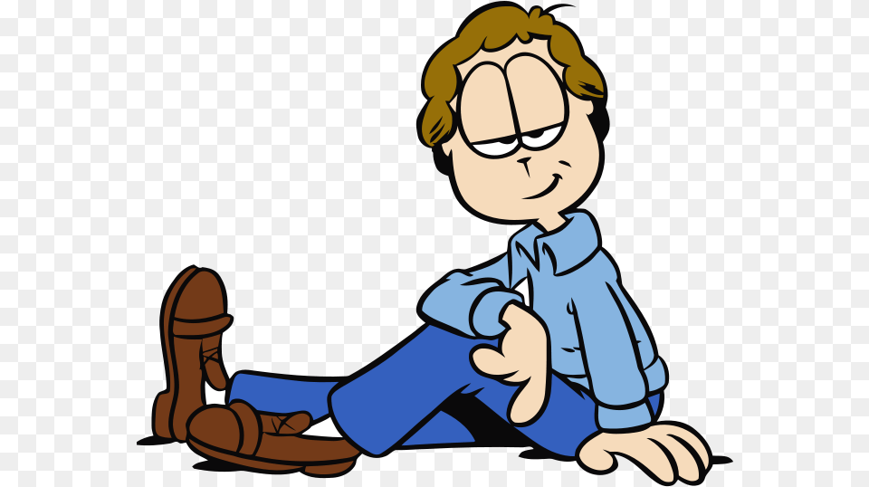 Jon Arbuckle Svg Jon Arbuckle, Baby, Person, Face, Head Free Png Download