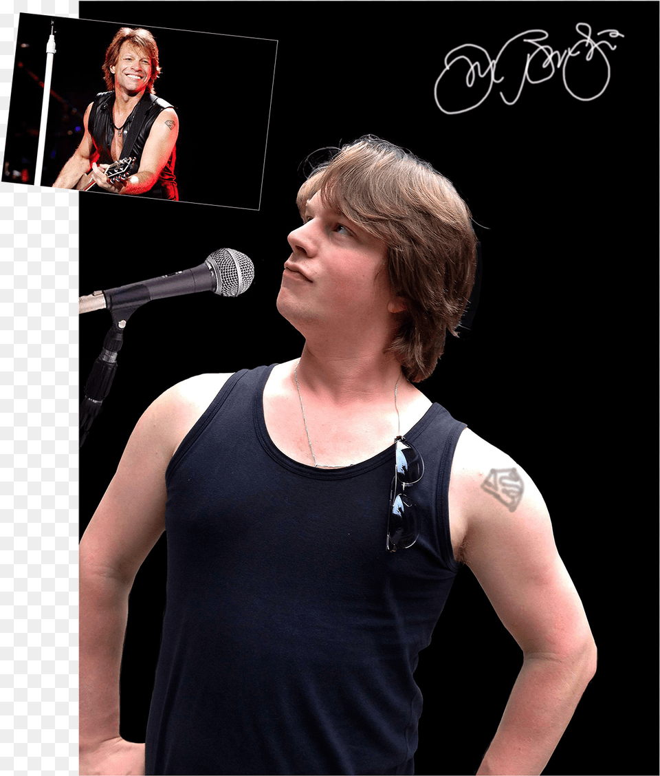 Jon Bon Jovi Jon Bon Jovi 2012, Head, Microphone, Person, Face Png