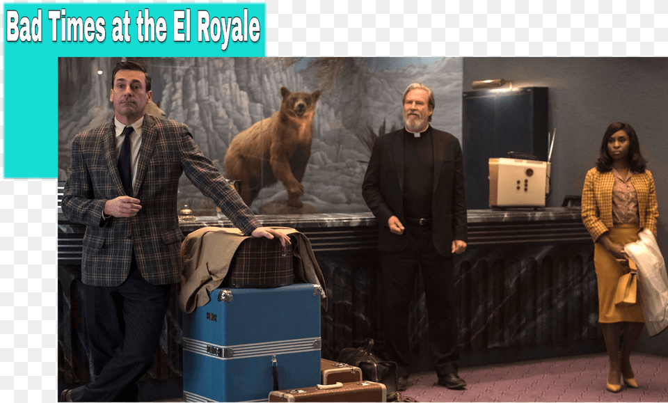 Jon Hamm Bad Times At The El Royale Death, Wildlife, Animal, Bear, Mammal Free Png Download