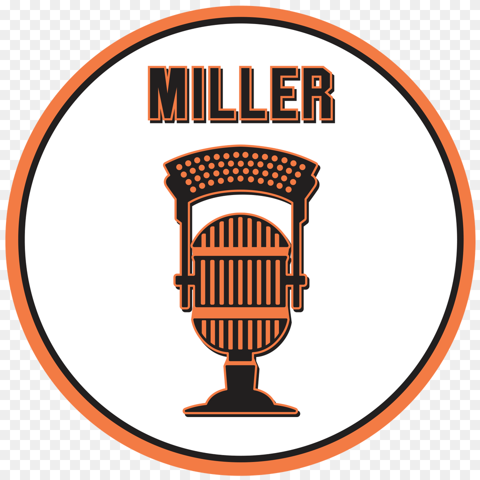 Jon Miller Microphone Sticker Cahutec, Electrical Device, Emblem, Symbol, Jar Free Png Download