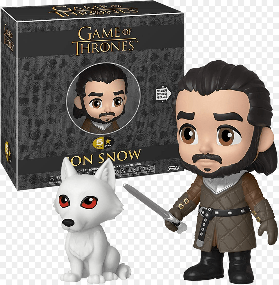 Jon Snow 5 Star 4 Inch Vinyl Figure Rock Candy Game Of Thrones, Baby, Person, Weapon, Knife Png Image