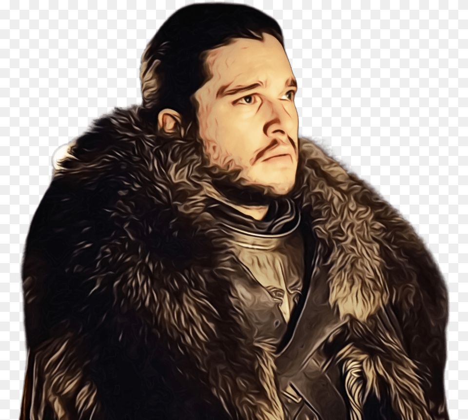 Jon Snow Game Of Thrones Couronne Roi Du Nord, Adult, Photography, Person, Painting Free Png