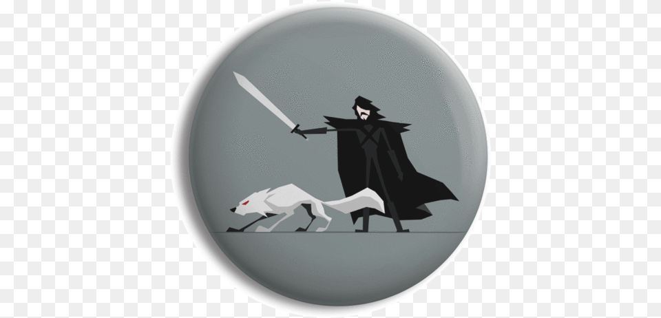 Jon Snow Game Of Thrones Minimal Art, Weapon, Sword, Adult, Person Png