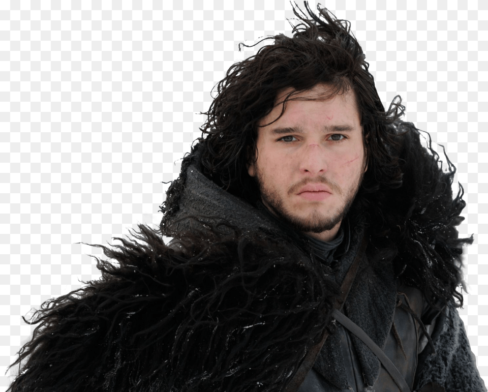 Jon Snow Background Game Of Thrones Jon Snow Cosplay Wig, Portrait, Photography, Person, Jacket Free Transparent Png