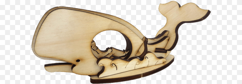 Jonah And The Big Fish 3d Wooden Puzzle Animal Figure, Wood, Furniture Free Transparent Png