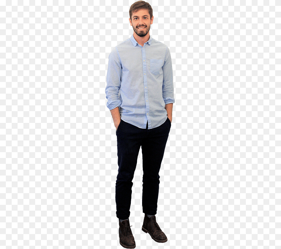 Jonathan Runge Standing, Clothing, Sleeve, Shirt, Person Free Png Download