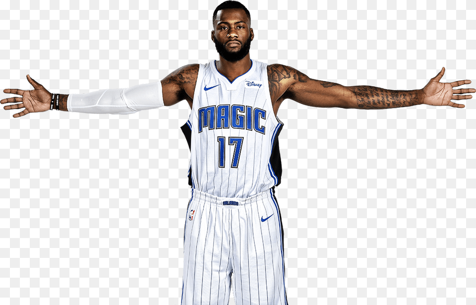 Jonathon Simmons Wingspan Basketball Player, Shirt, Clothing, Person, People Free Png Download