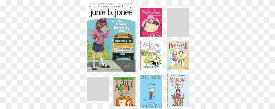 Jones And The Stupid Smelly Bus Junie B Jones And The Stupid Smelly Bus Junie B, Book, Comics, Publication, Female Free Png