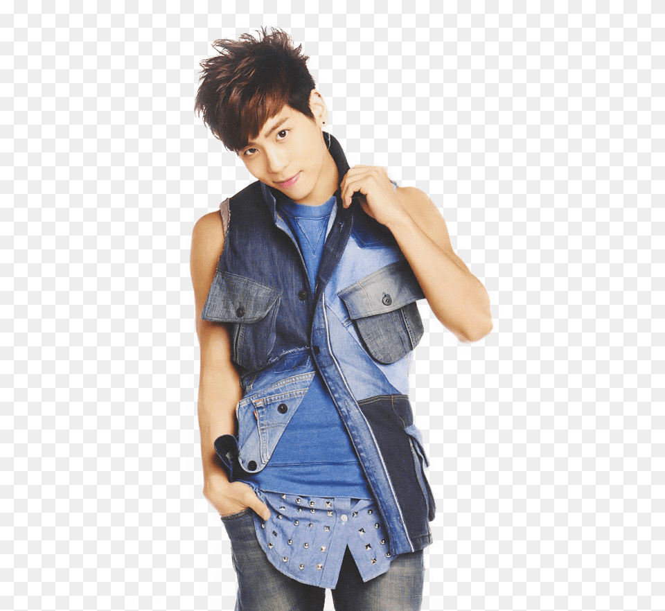 Jonghyun Jonghyun Jeans, Clothing, Pants, Lifejacket, Vest Free Png