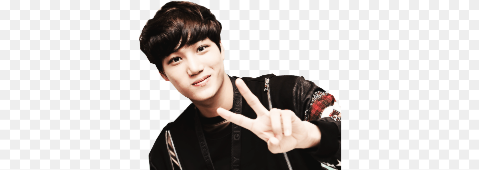 Jongin Transparent Clipart Exo Kai Happy Birthday, Body Part, Finger, Hand, Person Free Png Download