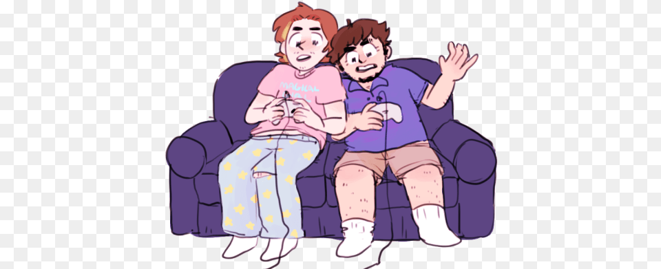 Jontron Game Grumps Jon Jafari Ech Cartoon, Publication, Book, Comics, Couch Free Png