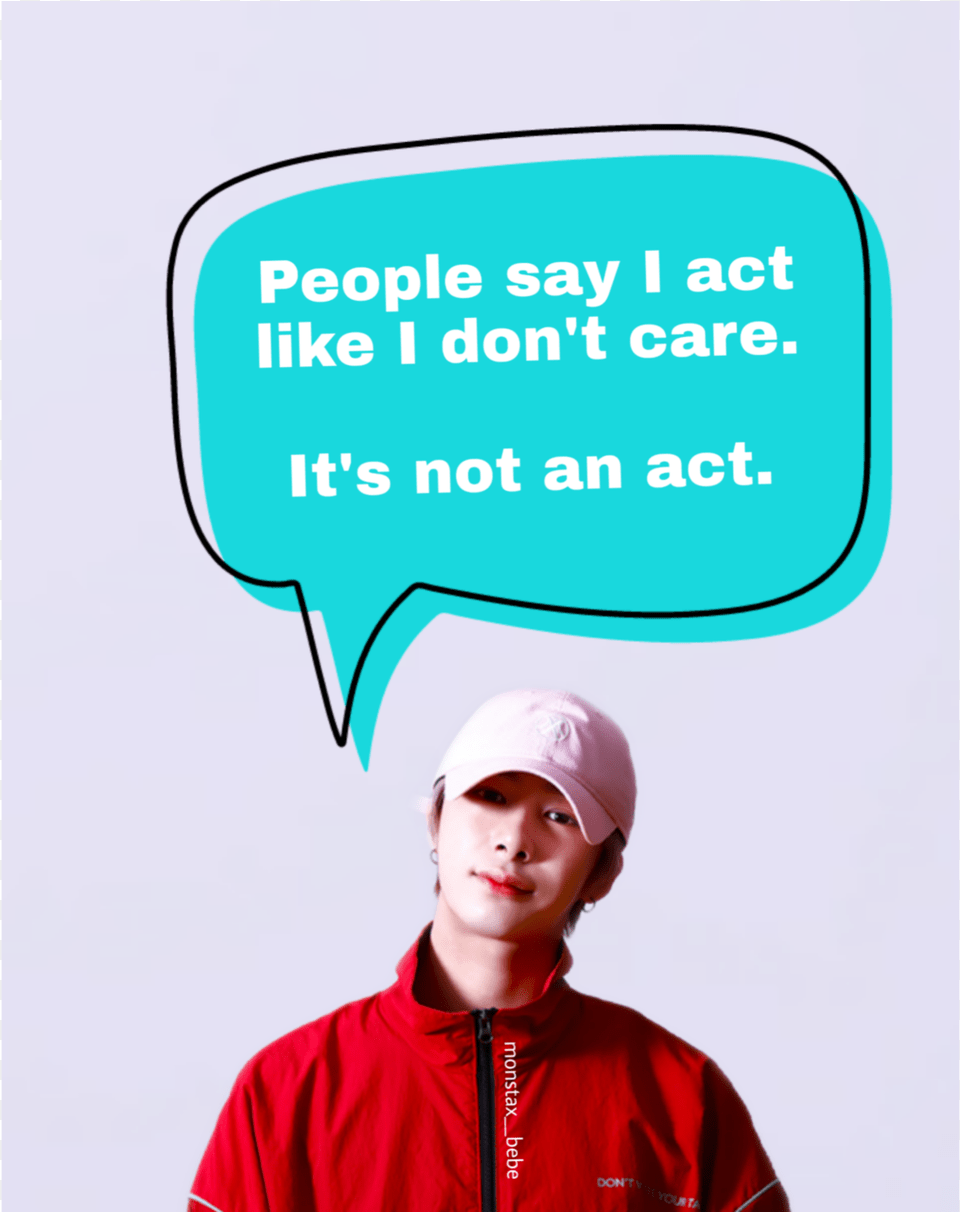 Jooheon Is A Mood Poster, Baseball Cap, Cap, Clothing, Hat Free Transparent Png