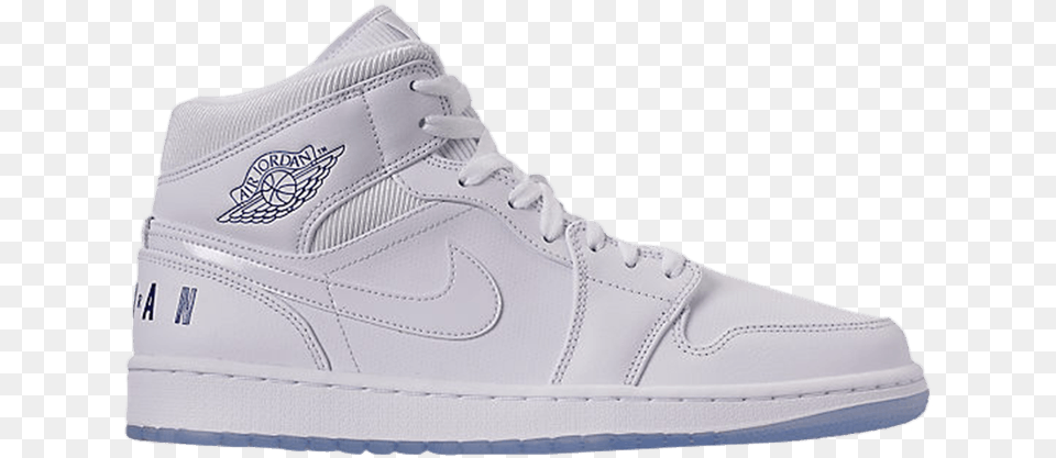 Jordan 1 Concord White, Clothing, Footwear, Shoe, Sneaker Free Transparent Png