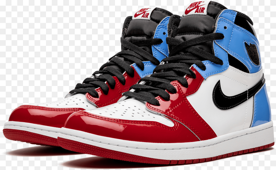 Jordan 1 High Obsidian, Clothing, Footwear, Shoe, Sneaker Free Png Download