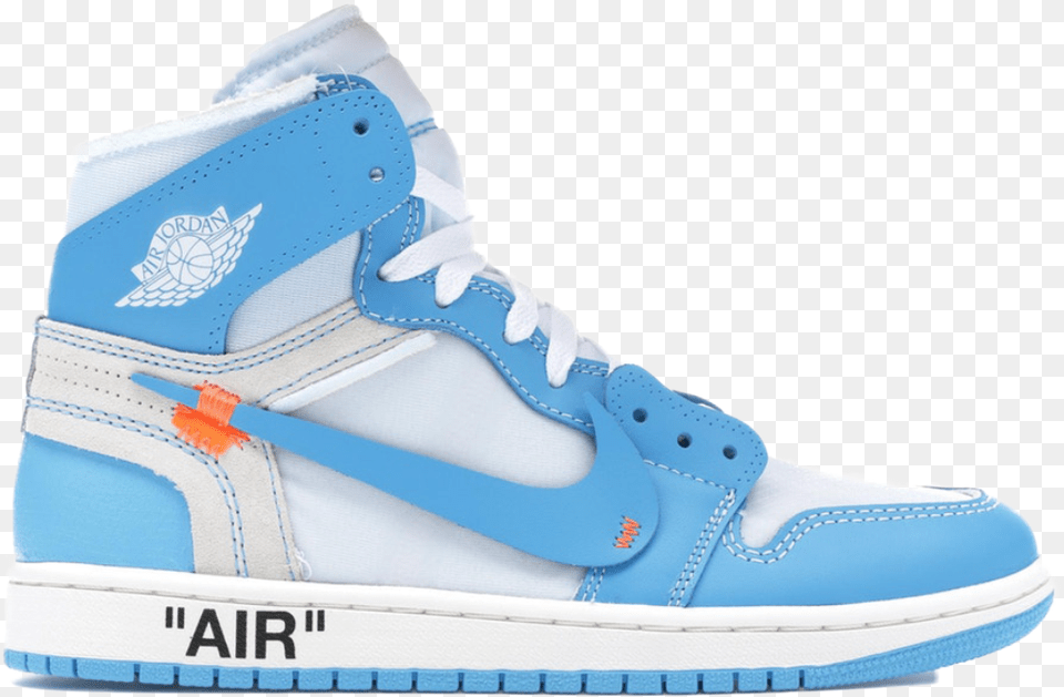 Jordan 1 High Off White, Clothing, Footwear, Shoe, Sneaker Free Png