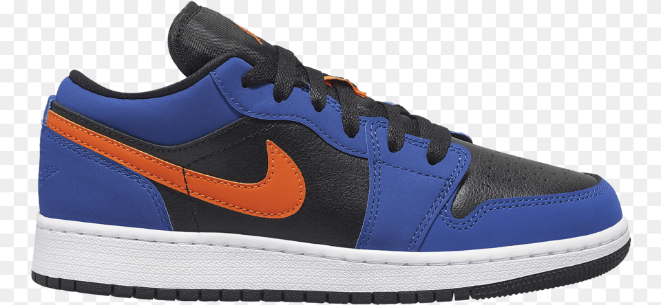 Jordan 1 Low Blue Orange, Clothing, Footwear, Shoe, Sneaker Free Transparent Png