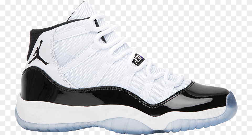 Jordan 11 Space Jam White, Clothing, Footwear, Shoe, Sneaker Png Image