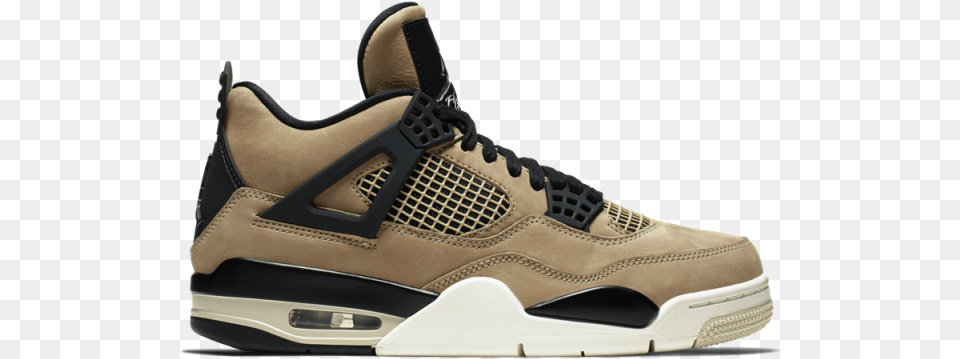 Jordan 4 Retro Fossil, Clothing, Footwear, Shoe, Sneaker Free Png