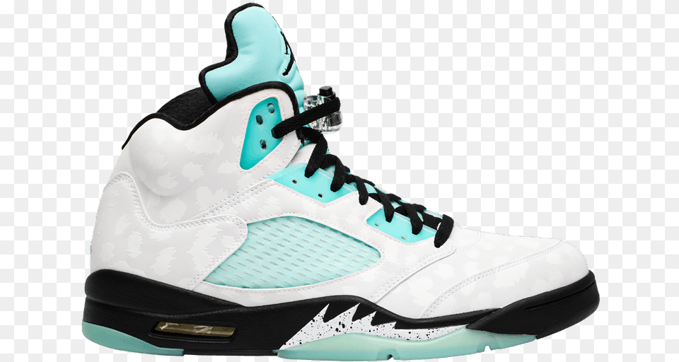 Jordan 5 Island Green, Clothing, Footwear, Shoe, Sneaker Free Transparent Png