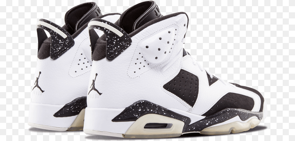 Jordan 6 Oreo Sneakers, Clothing, Footwear, Shoe, Sneaker Free Transparent Png