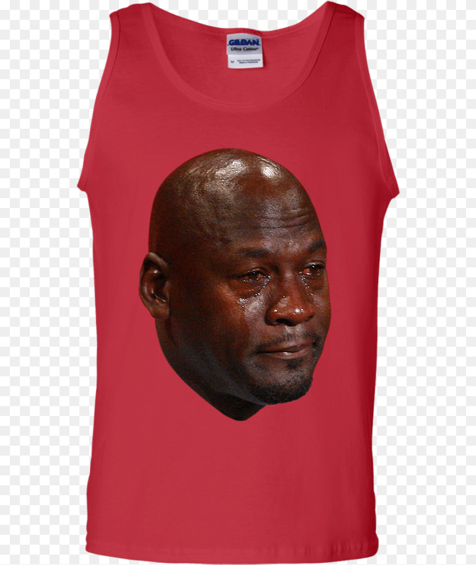Jordan Crying T Shirt, Adult, Face, Head, Male Png