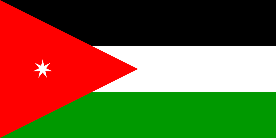 Jordan Flag Clipart Free Transparent Png