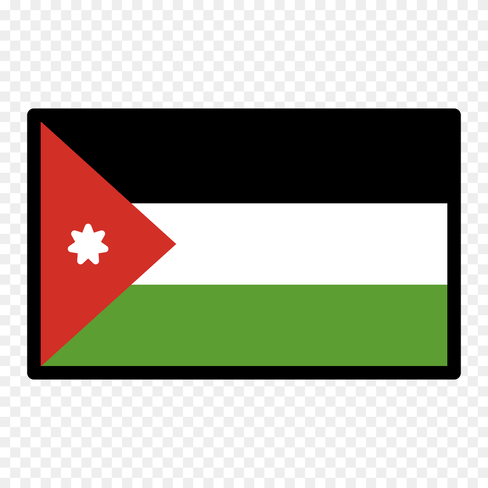 Jordan Flag Emoji Clipart Png