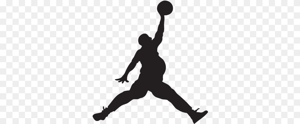 Jordan Logo Air Jordan, Person, People, Head, Silhouette Free Transparent Png