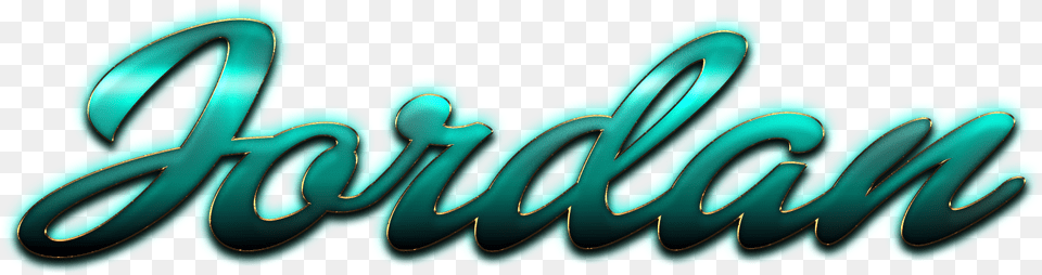 Jordan Name Logo Julian Name, Turquoise, Text Free Transparent Png